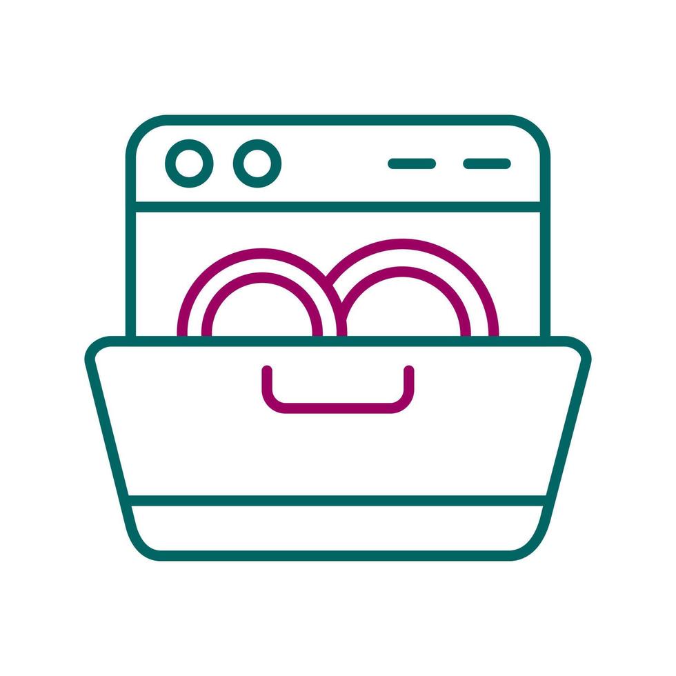 Dishwasher Vector Icon