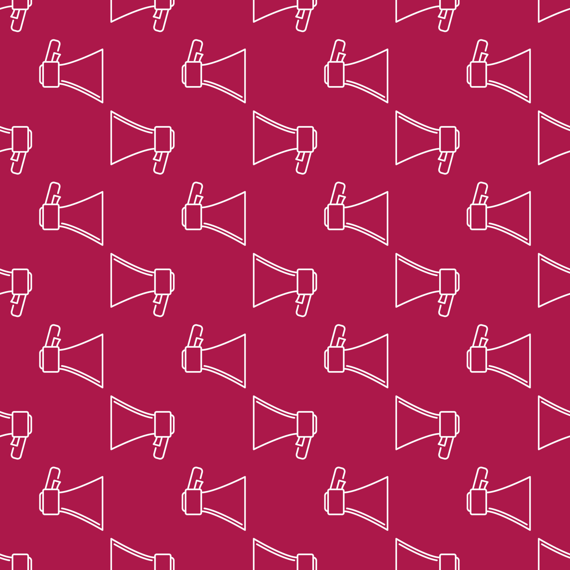 Bullhorn Or Megaphone Vector Red Seamless Pattern 13090874 Vector Art Bullhorn Or Megaphone Vector Red Seamless Pattern 13090874 Vector Art