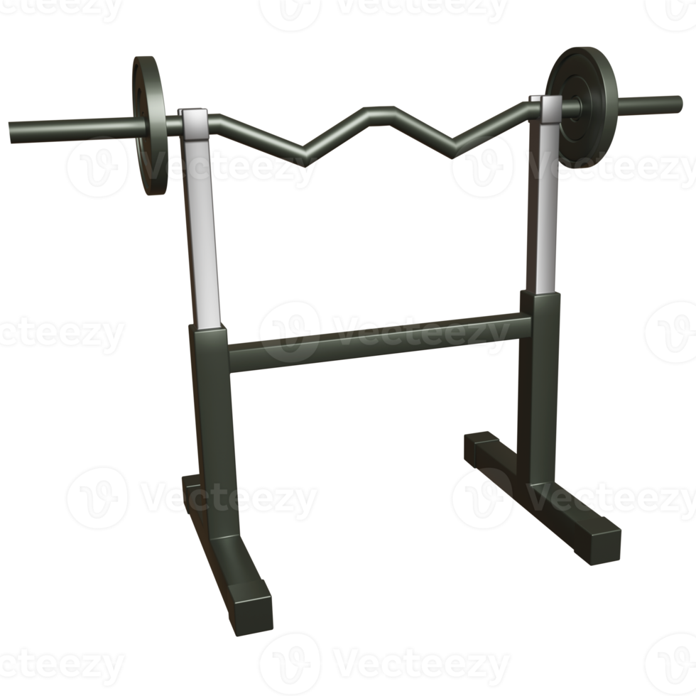 3d Pull Up Bar isolated object with high quality render png