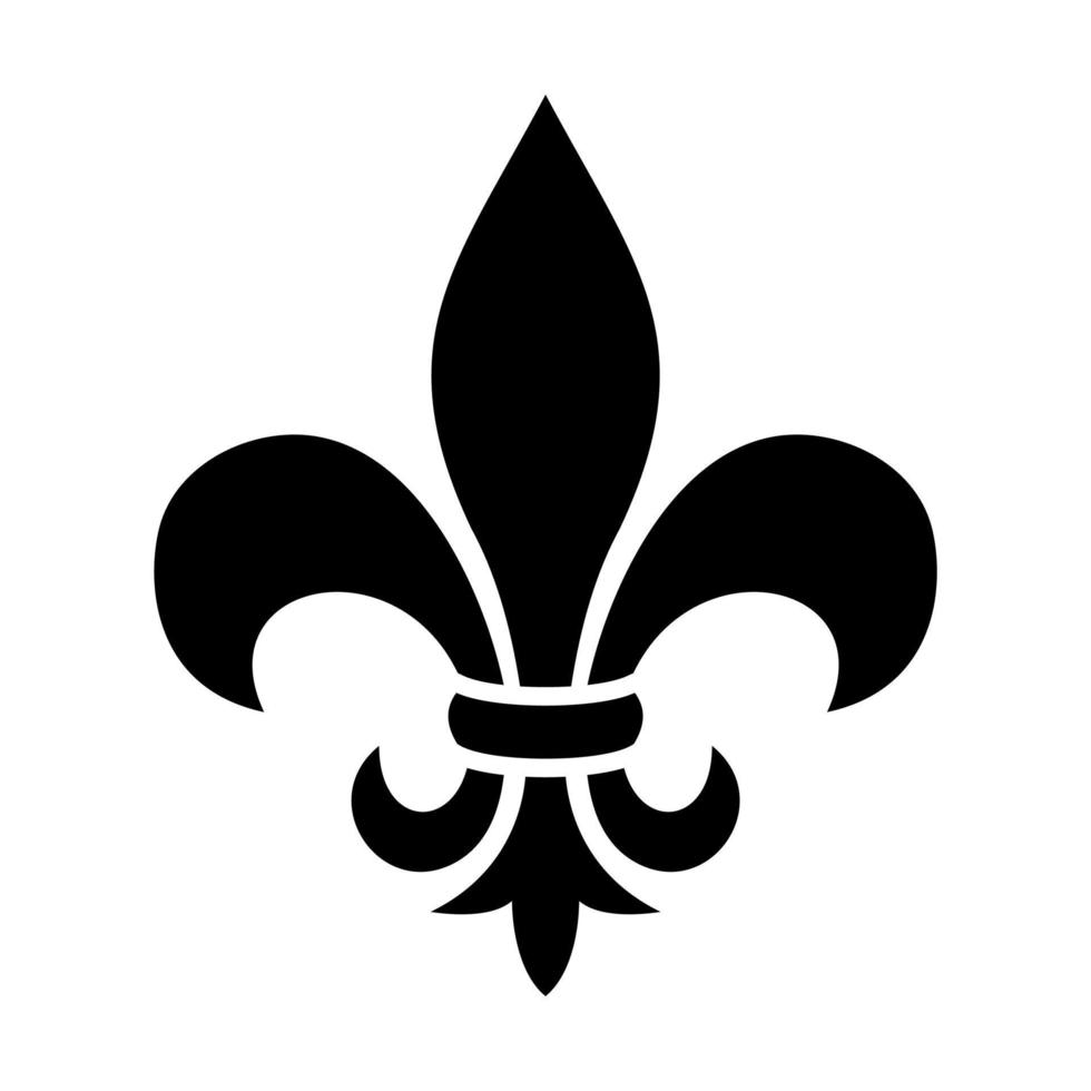 Fleur De Lis Heraldic Symbol vector