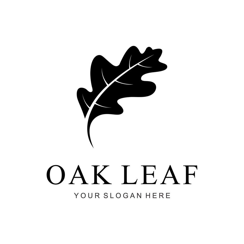 oak leaf logo vector