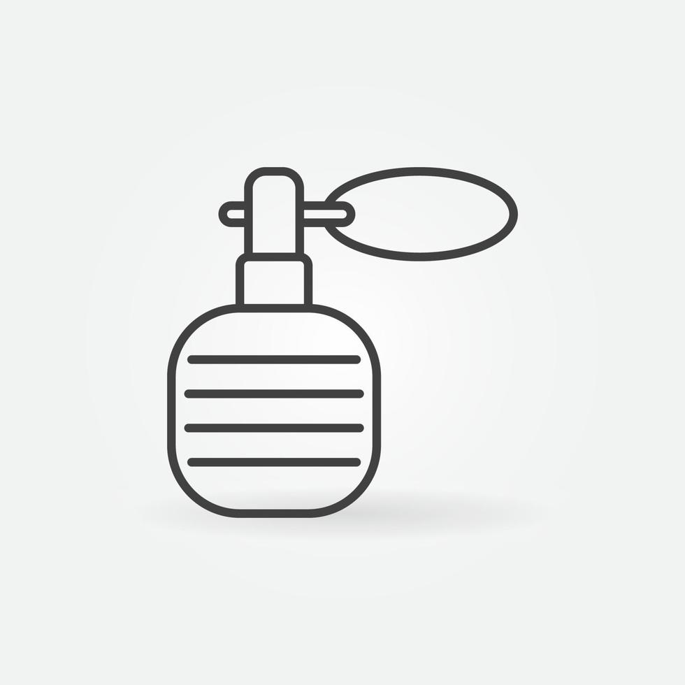 Hand Grenade vector thin line concept icon