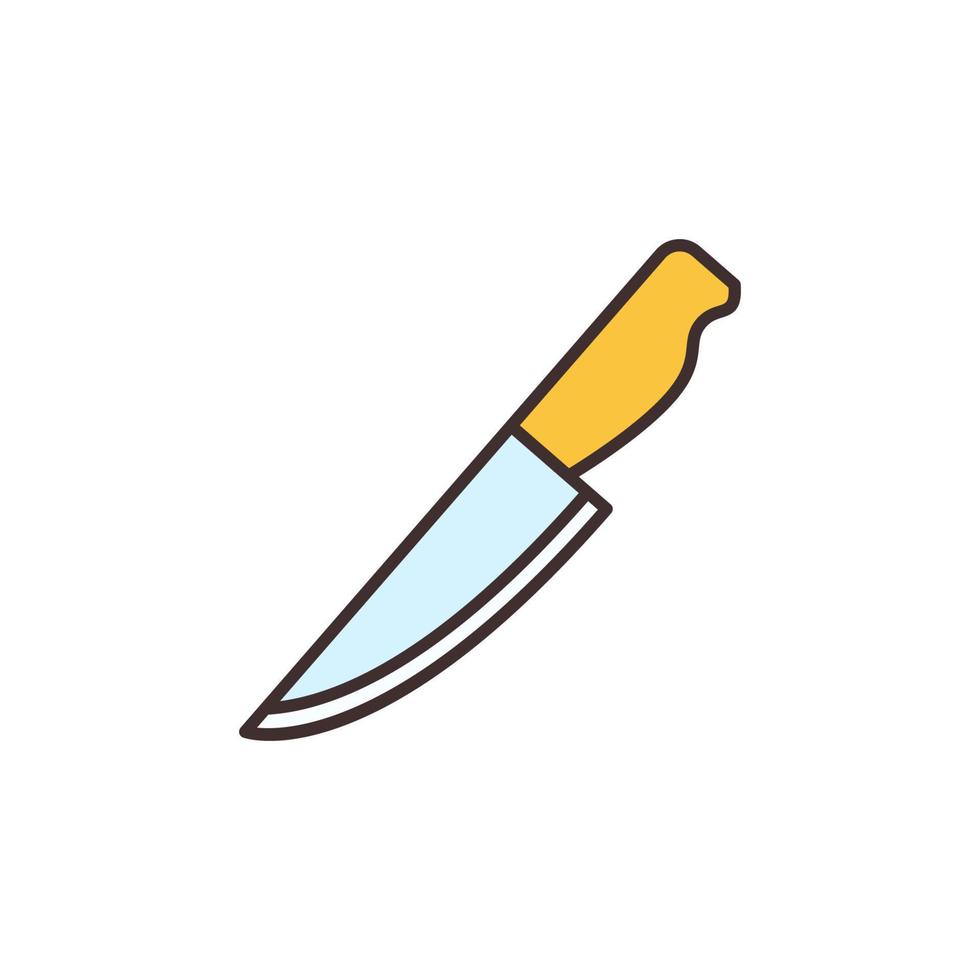 Vector Knife concept colored modern icon