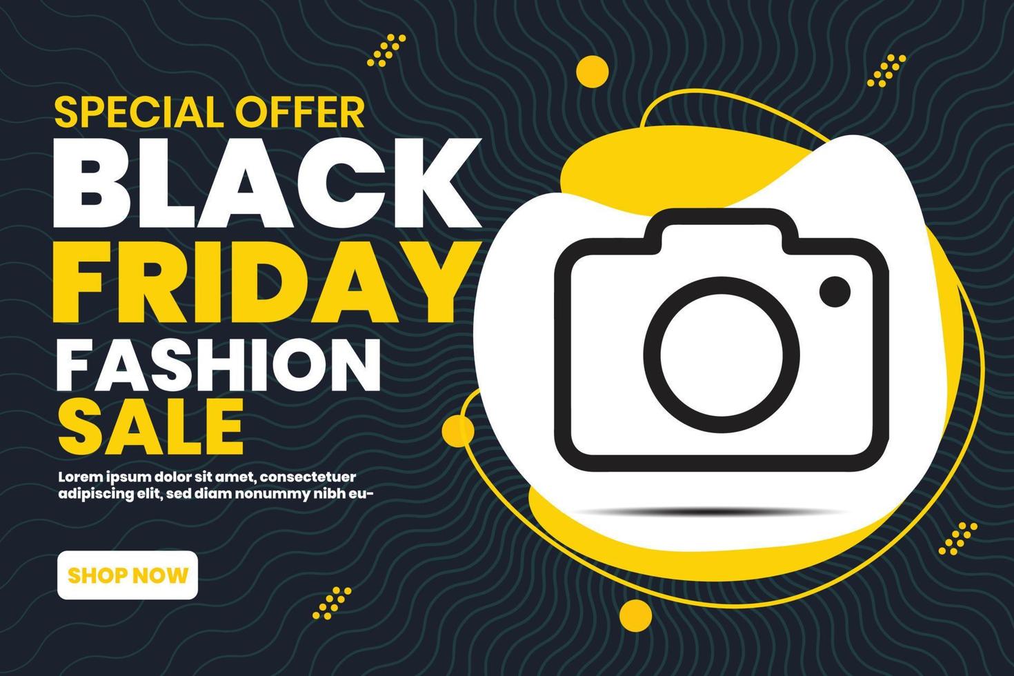 Black Friday Sale Social media Template vector