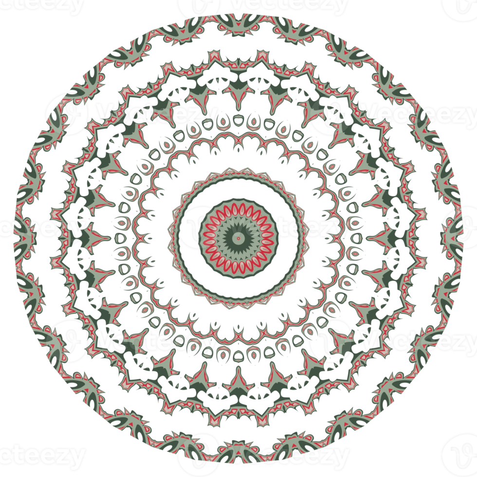 abstract mandala bloem patroon png