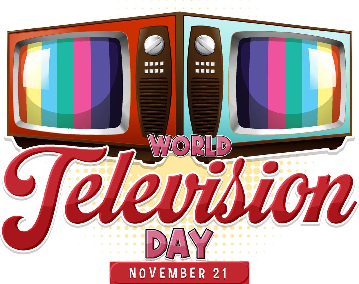 World television day poster design 13092627 Vector Art at Vecteezy