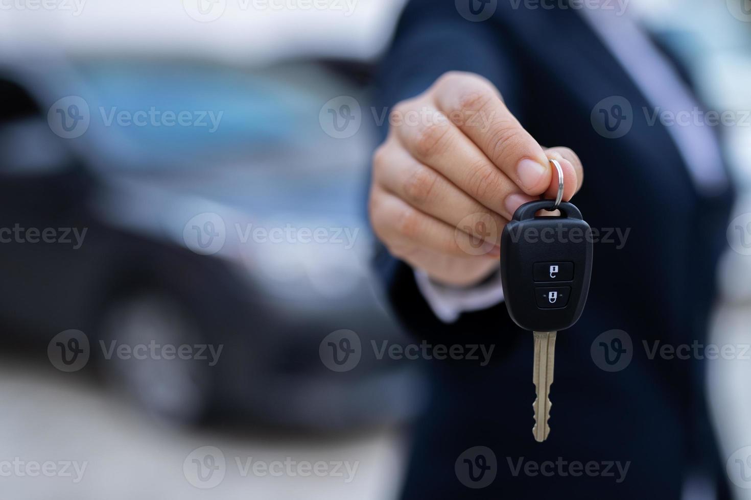 Car keys with anti-theft alarm photo