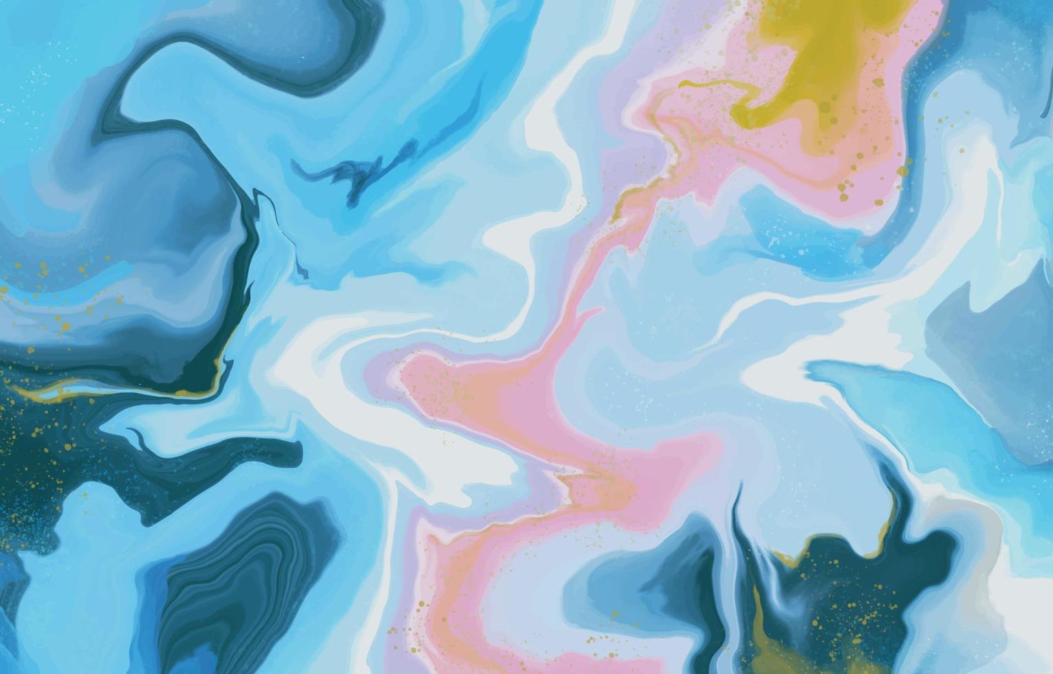 Watercolor Inkspace With Deep Pastel Color vector