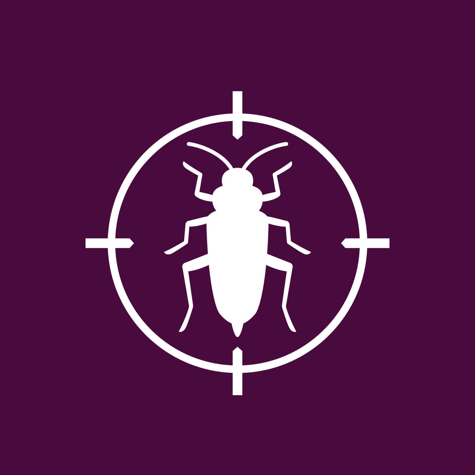 pest control icon with a borer bug 13092896 Vector Art at Vecteezy