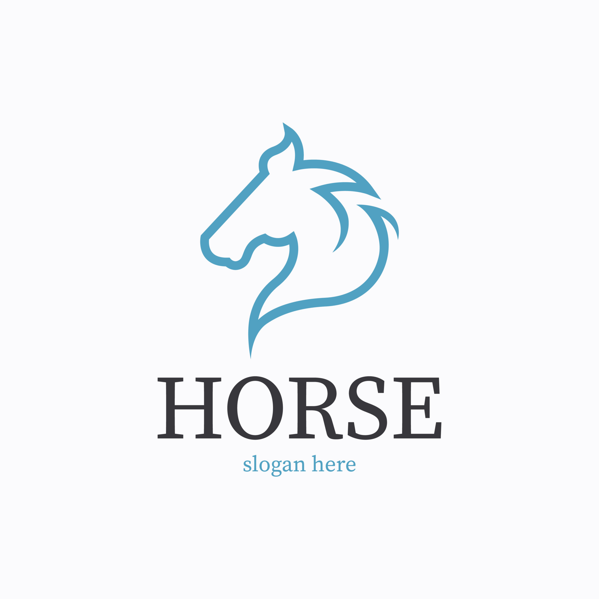Modern Horse Logo Template Vector 13093075 Vector Art at Vecteezy