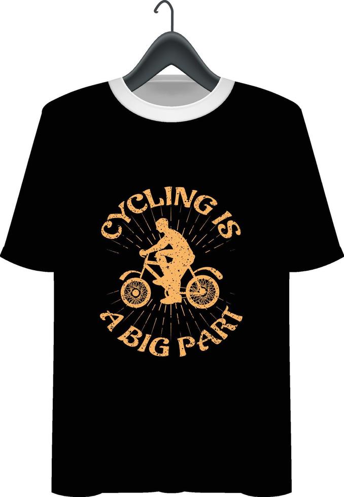 Cycle t-shirt design vector