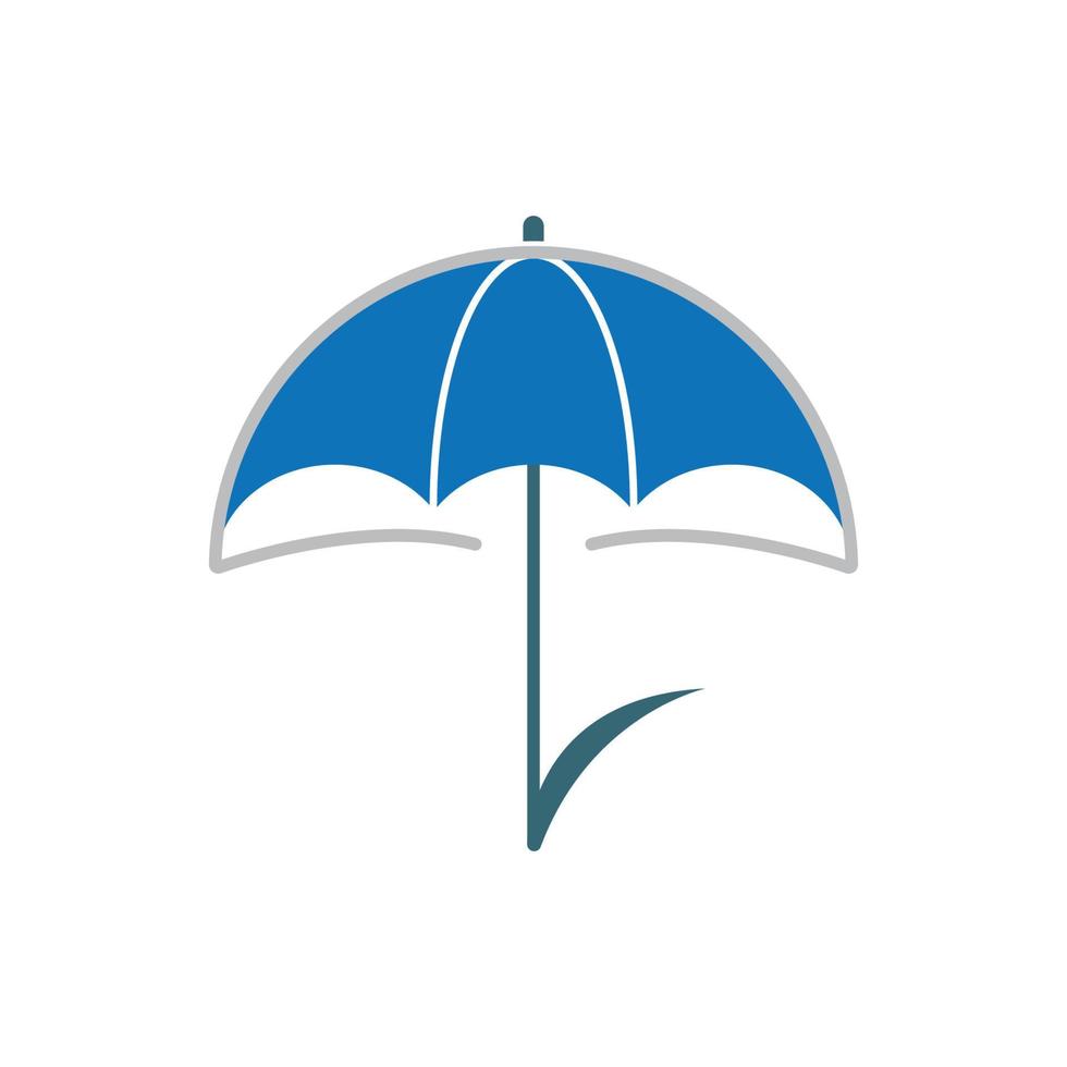 umbrella logo vector