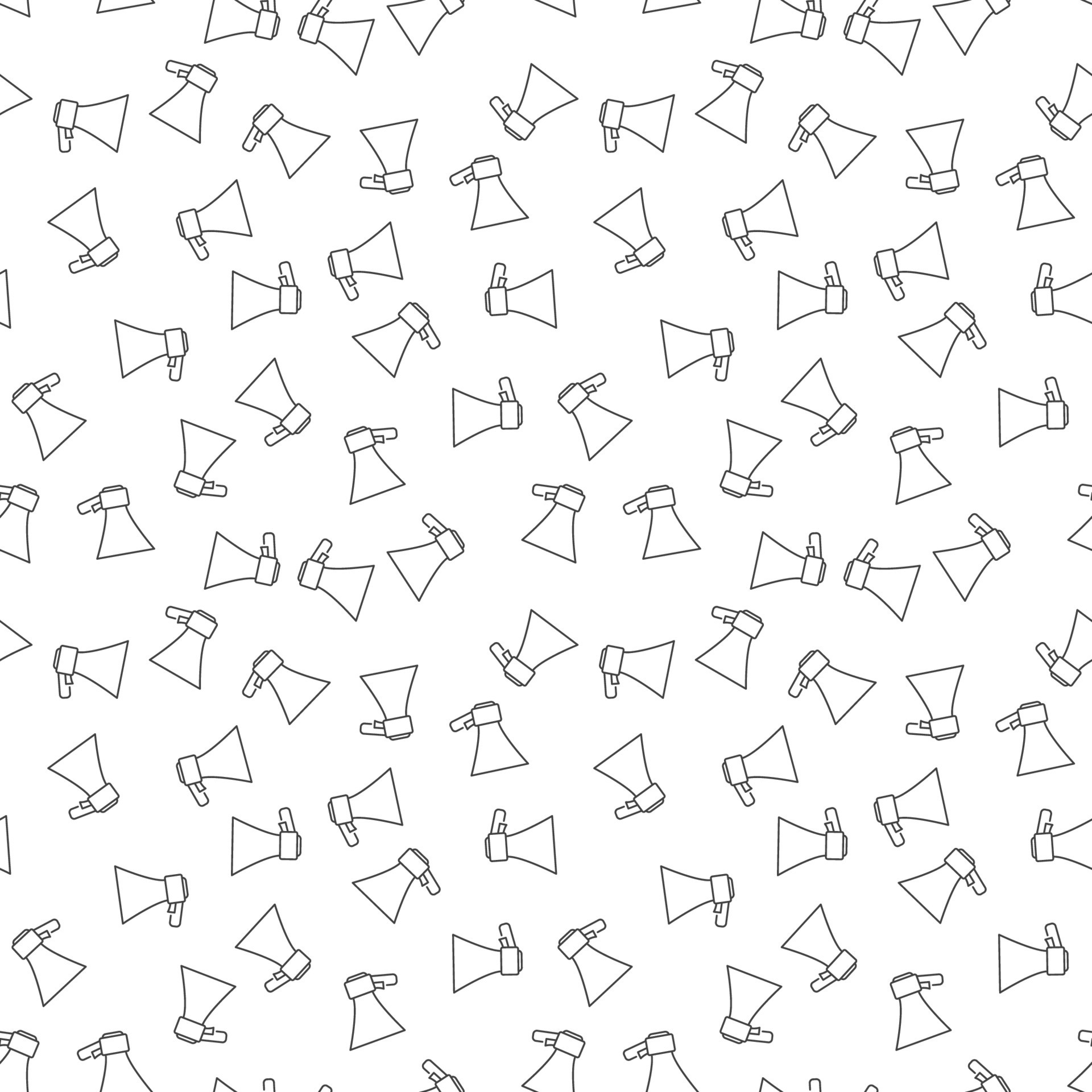 Vector Electric Megaphone Concept Seamless Pattern 13093328 Vector Art Vector Electric Megaphone Concept Seamless Pattern 13093328 Vector Art