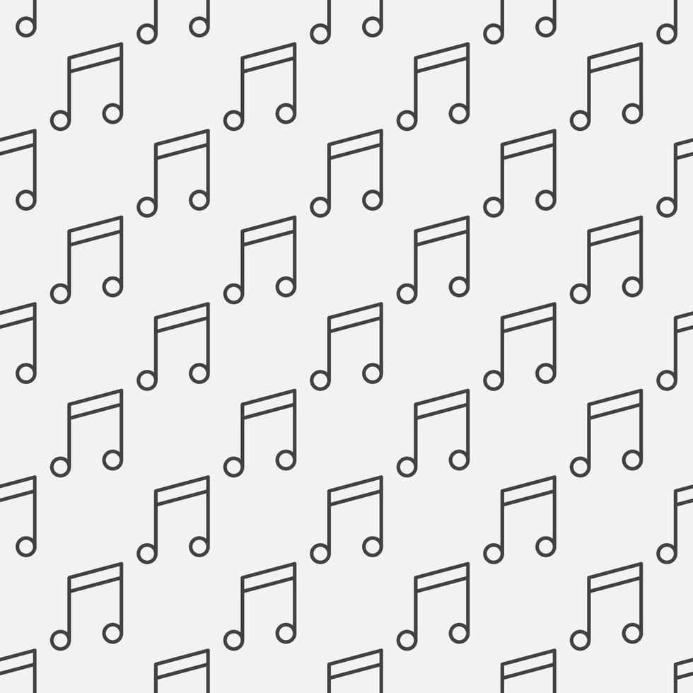 Musical Note vector Music concept seamless pattern