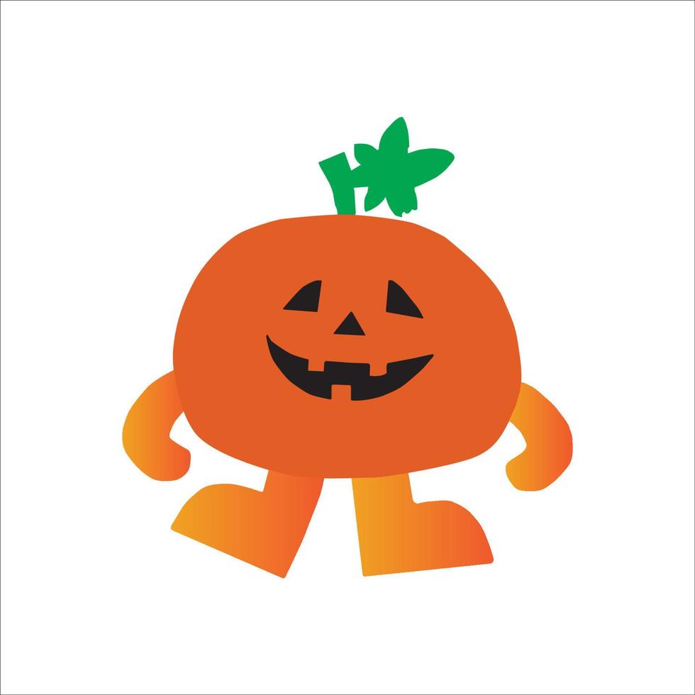 Halloween doll vector image, this image can be used for logos, stickers, icons, and more