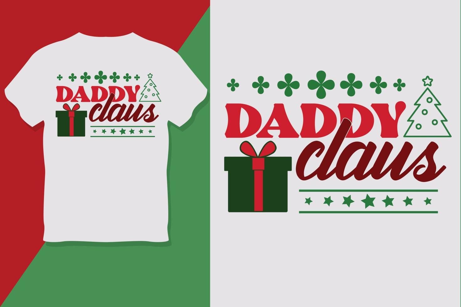 Daddy Claus T Shirt Design Day of the Dead t Shirt Design vector