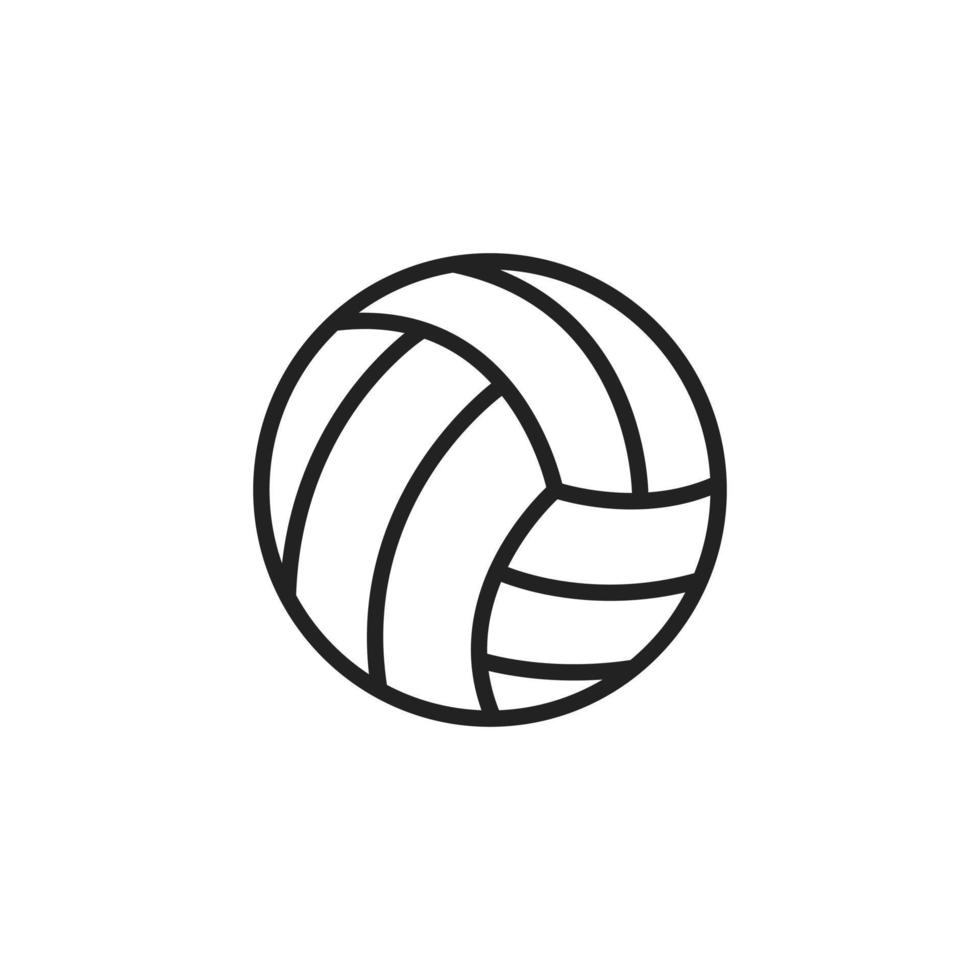 plantilla de símbolo de logotipo de vector de icono de voleibol