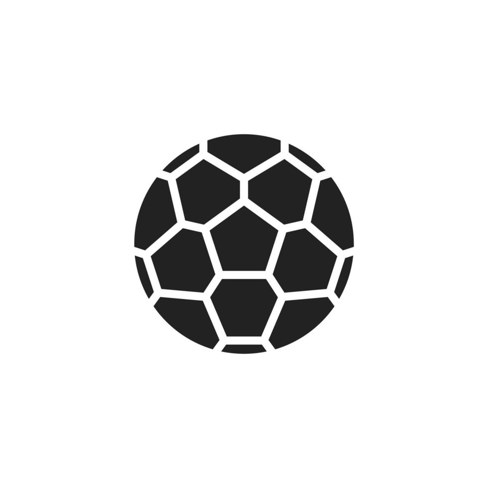 plantilla de símbolo de logotipo de vector de icono de balón de fútbol o fútbol