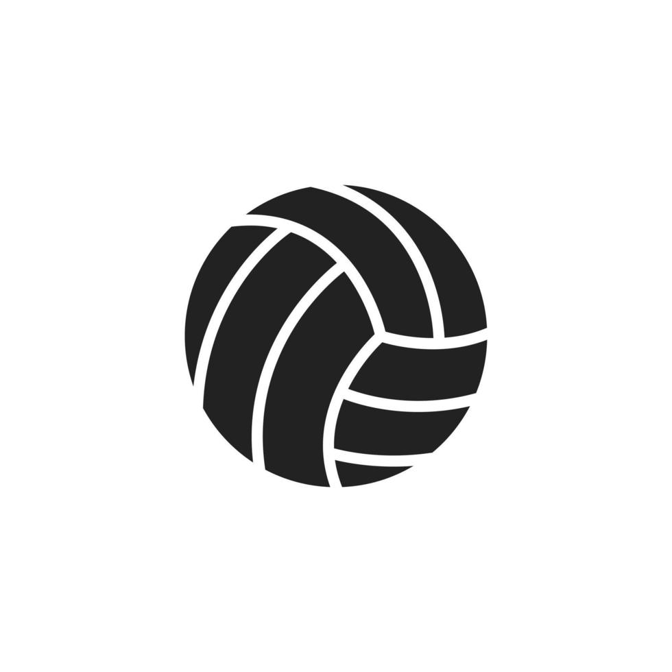 plantilla de símbolo de logotipo de vector de icono de voleibol