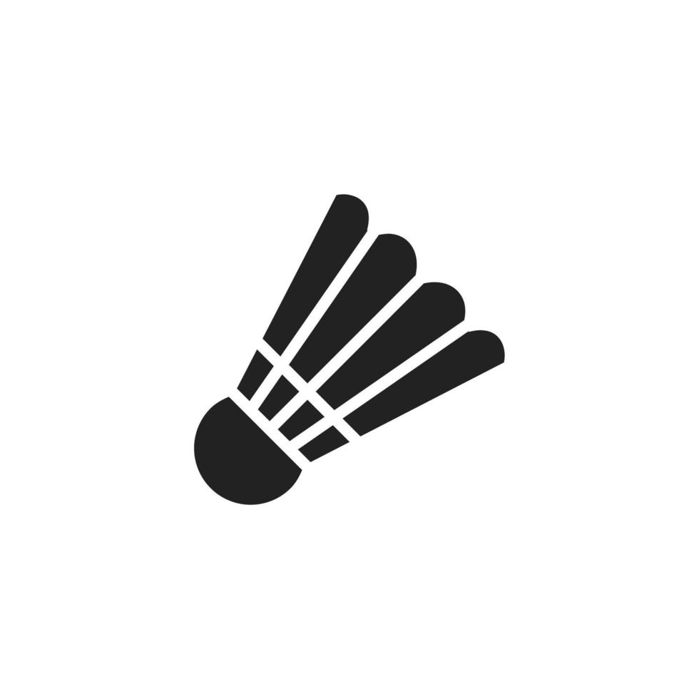 Badminton Shuttlecock Icon Logo Design Vector