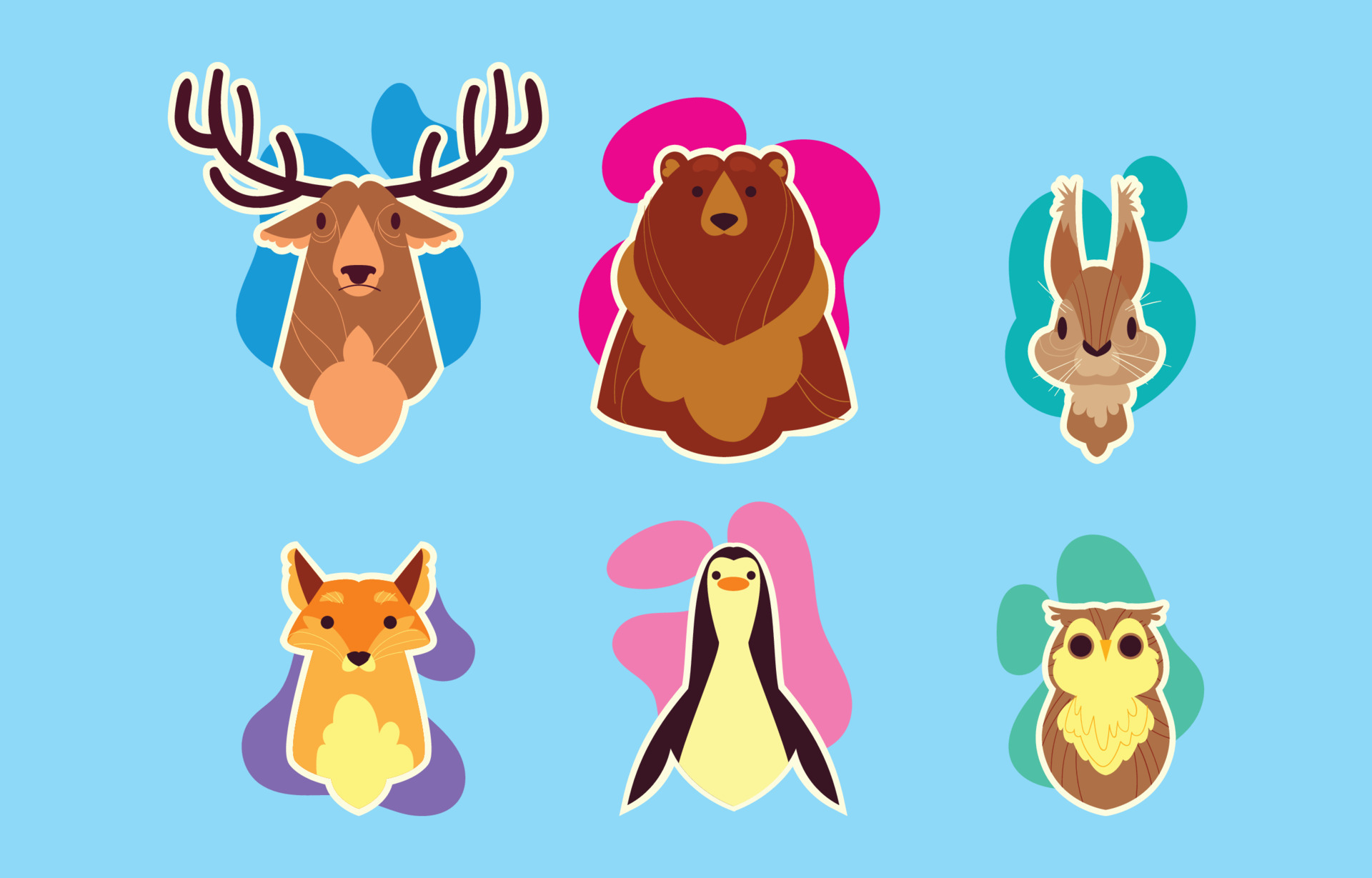 Cute Winter Animals 13093676 Vector Art At Vecteezy cute-winter-animals-13093676-vector-art-at-vecteezy