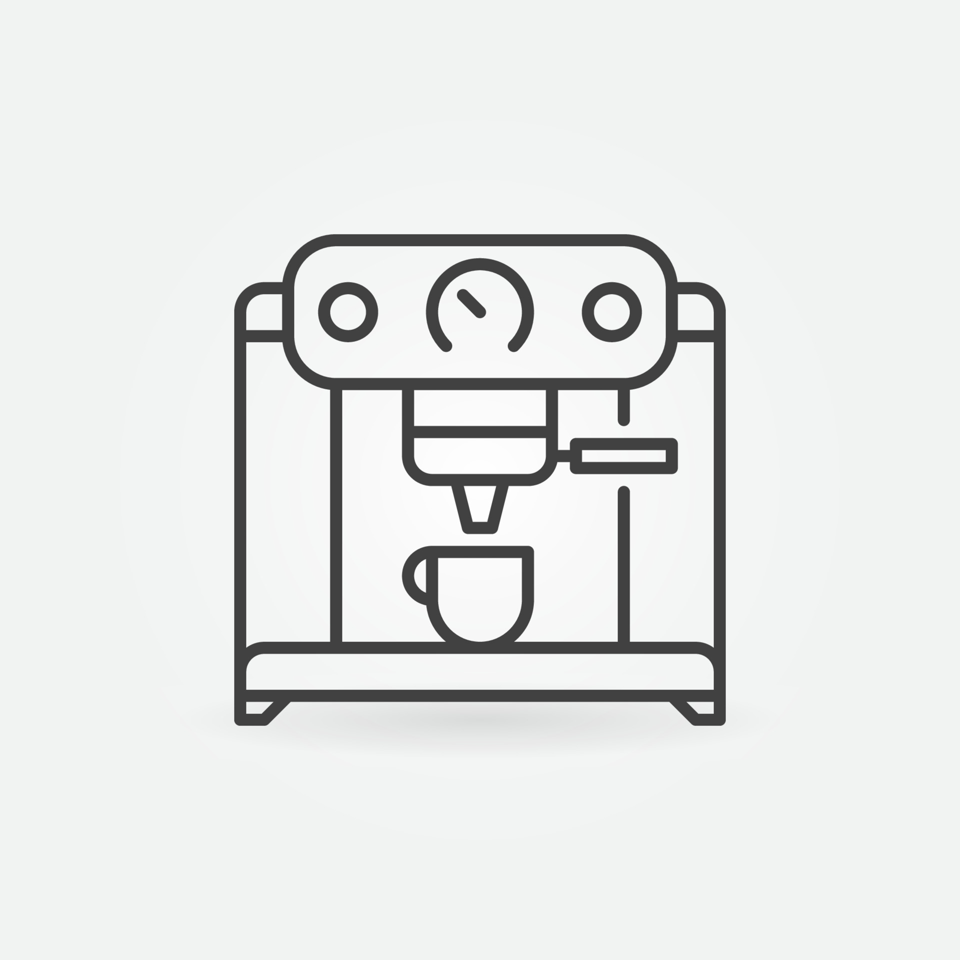 Coffee Machine vector concept linear icon 13093760 Vector Art at Vecteezy