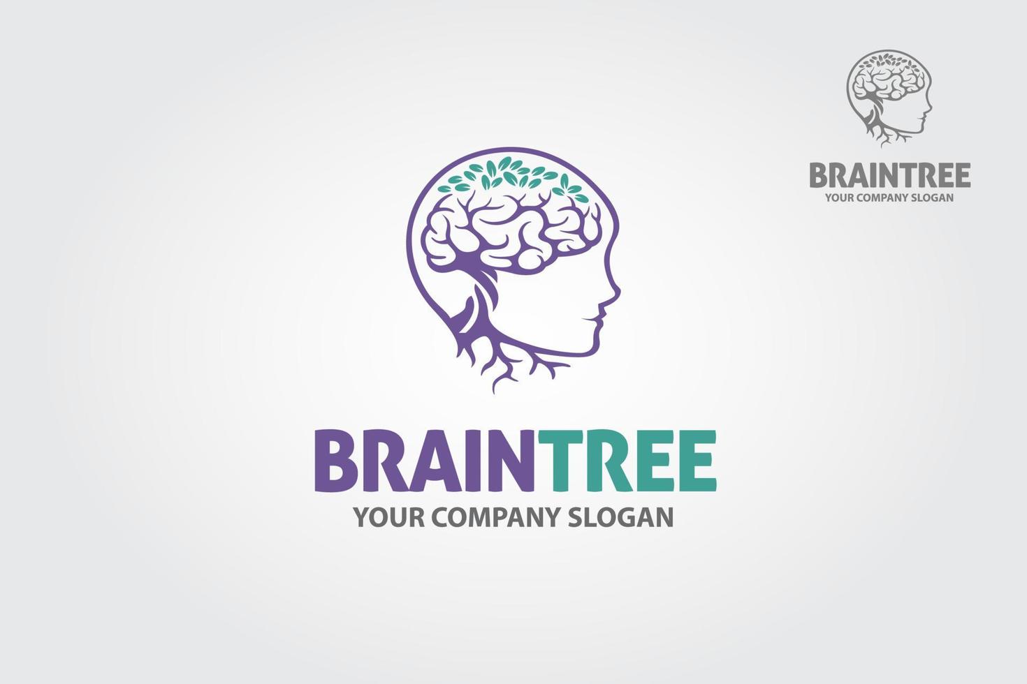 Braintree logo template. Will be perfect for technological, IT or other smart business. vector