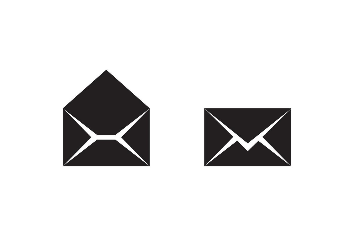 Mail icon vector sign. Letter envelope symbol. Message send to address illustration.