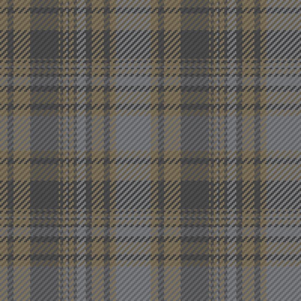 Seamless pattern of scottish tartan plaid. Repeatable background with check fabric texture. Vector backdrop striped textile print.