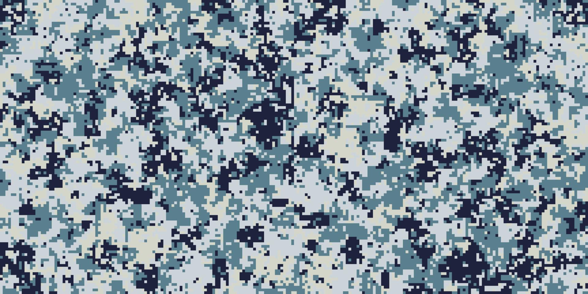 Pixel camouflage for a soldier army uniform. Modern camo fabric design. Digital military vector background.