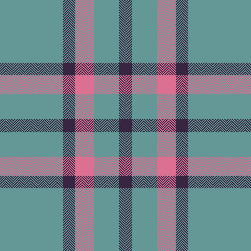Plaid check pattern. Seamless fabric texture. Tartan textile print. vector