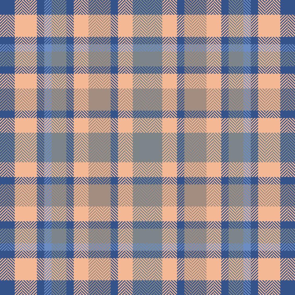 Plaid check pattern. Seamless fabric texture. Tartan textile print. vector