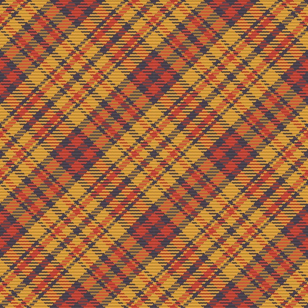 Seamless pattern of scottish tartan plaid. Repeatable background with check fabric texture. Vector backdrop striped textile print.