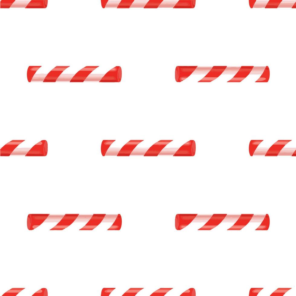 seamless pattern with striped candy sticks vector