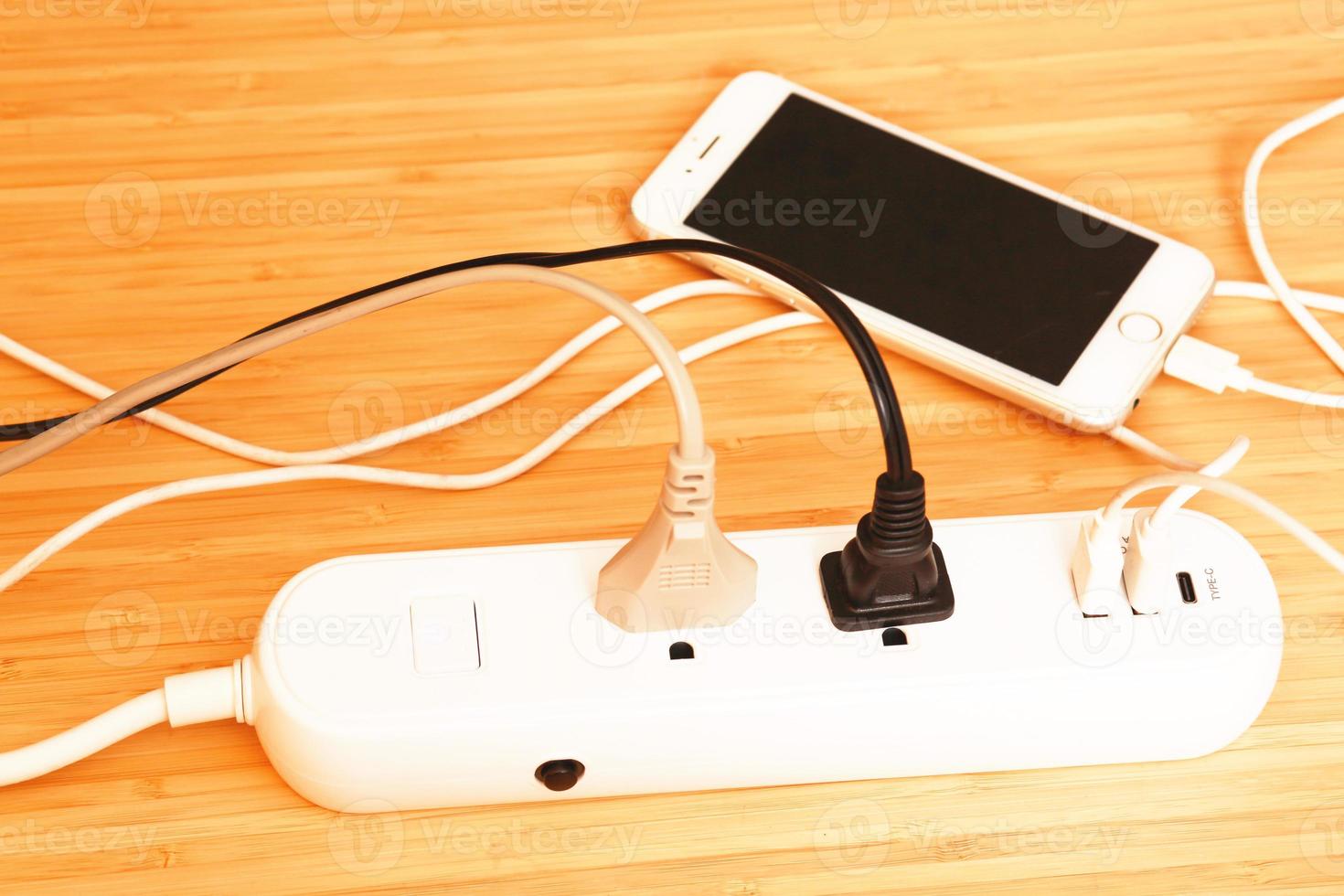 The plug and the charger must be standard and safe within the house. photo