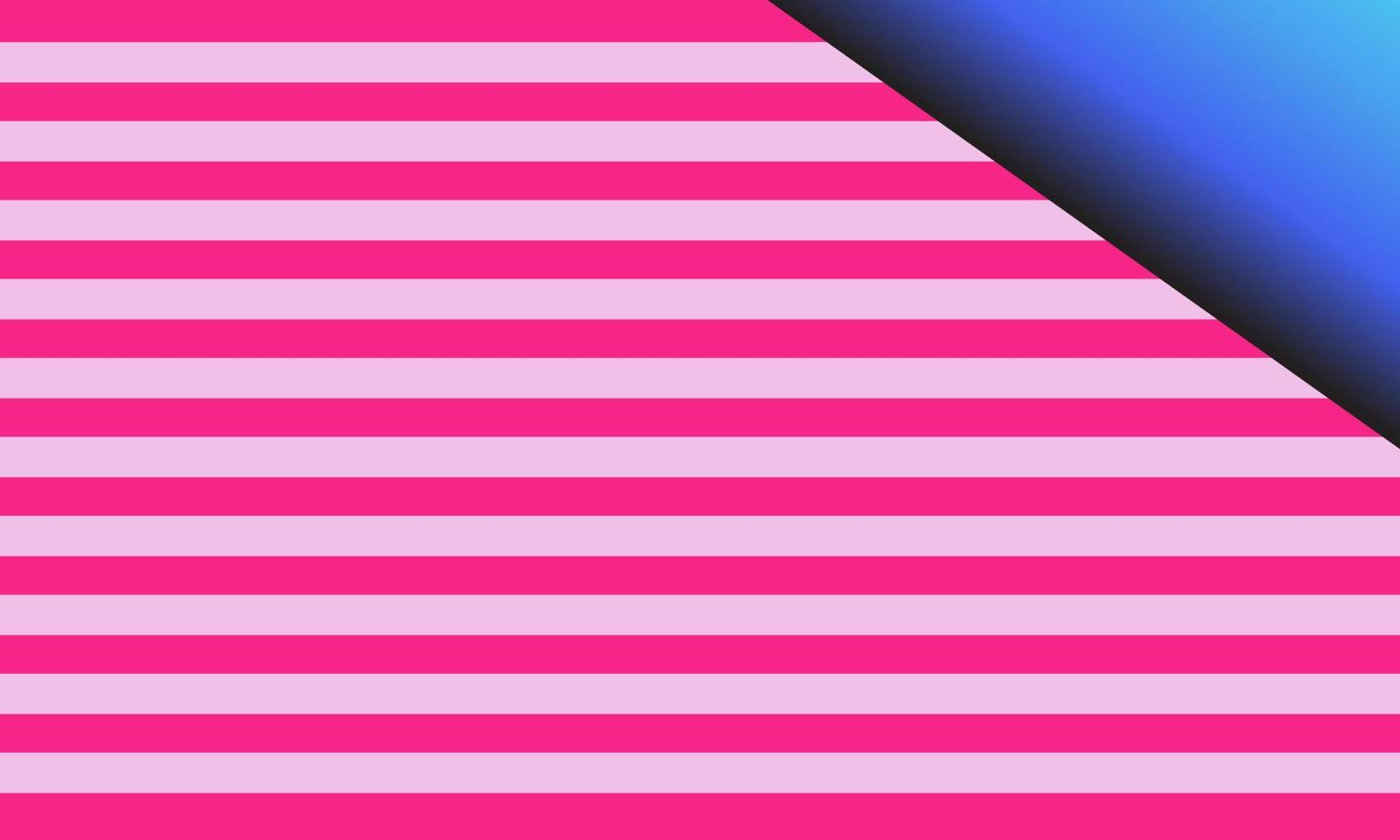 Abstract Geometric Background with Punchy Striped Pink and Blue, Copy Space Stock Picture. Eps10 Vector