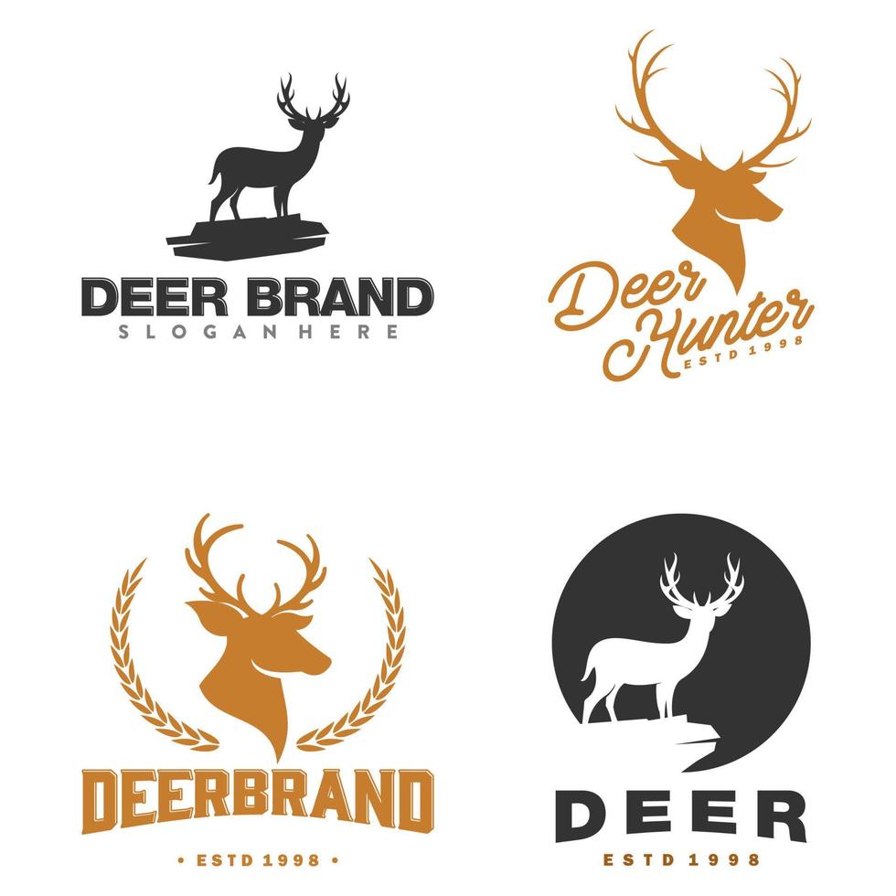 deer brand logo icon and vector 13094670 Vector Art at Vecteezy