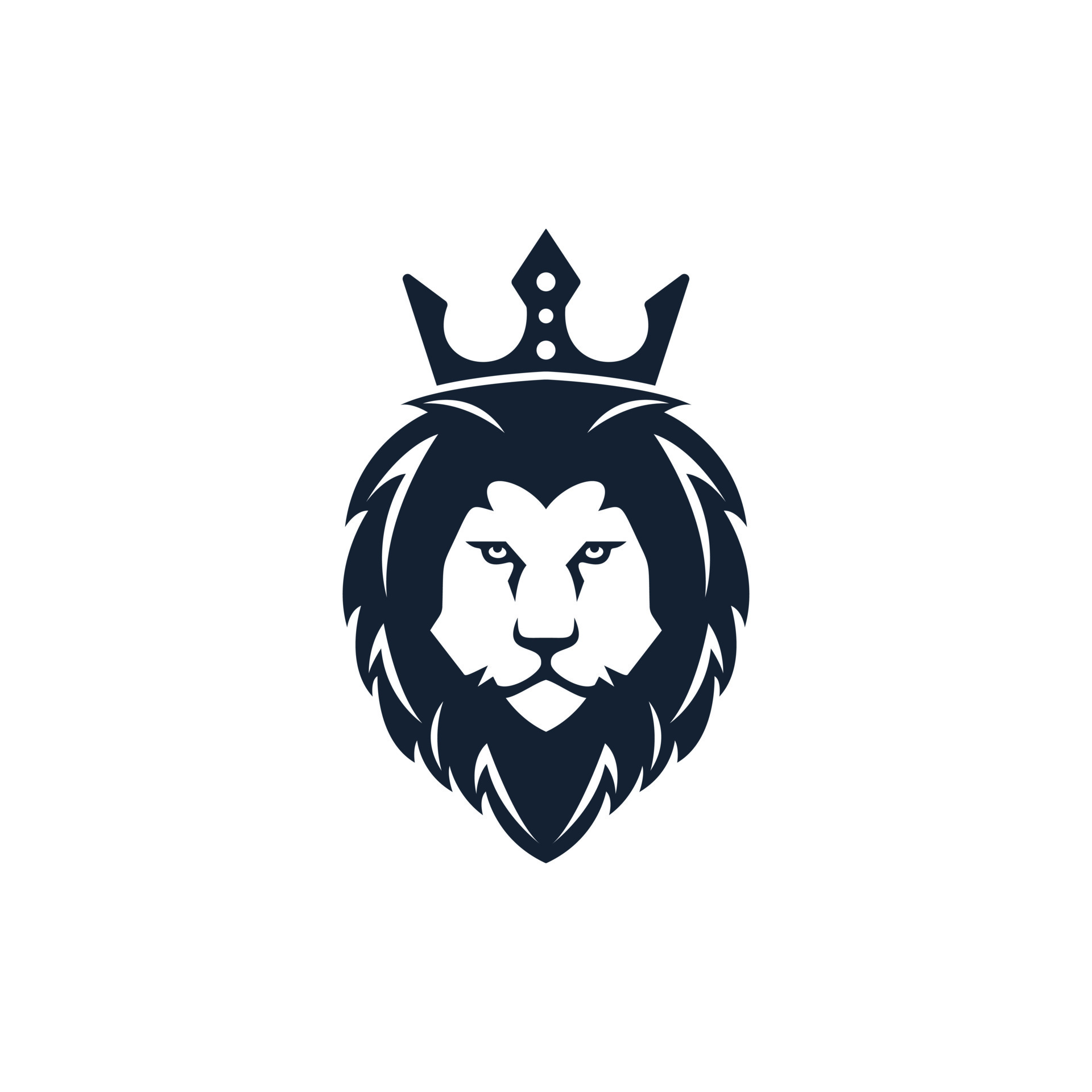 Lion head logo vector design. lion king head sign concept. 13094822 ...