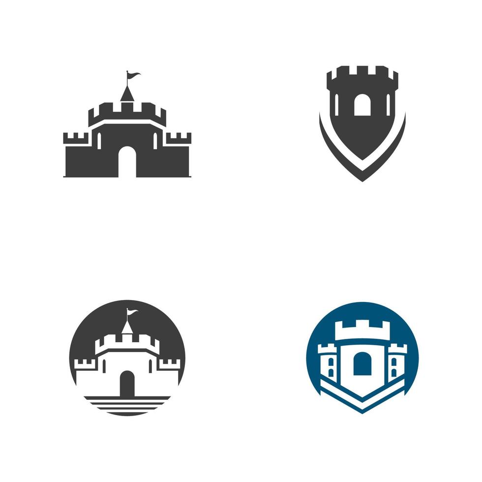 Castle vector illustration icon