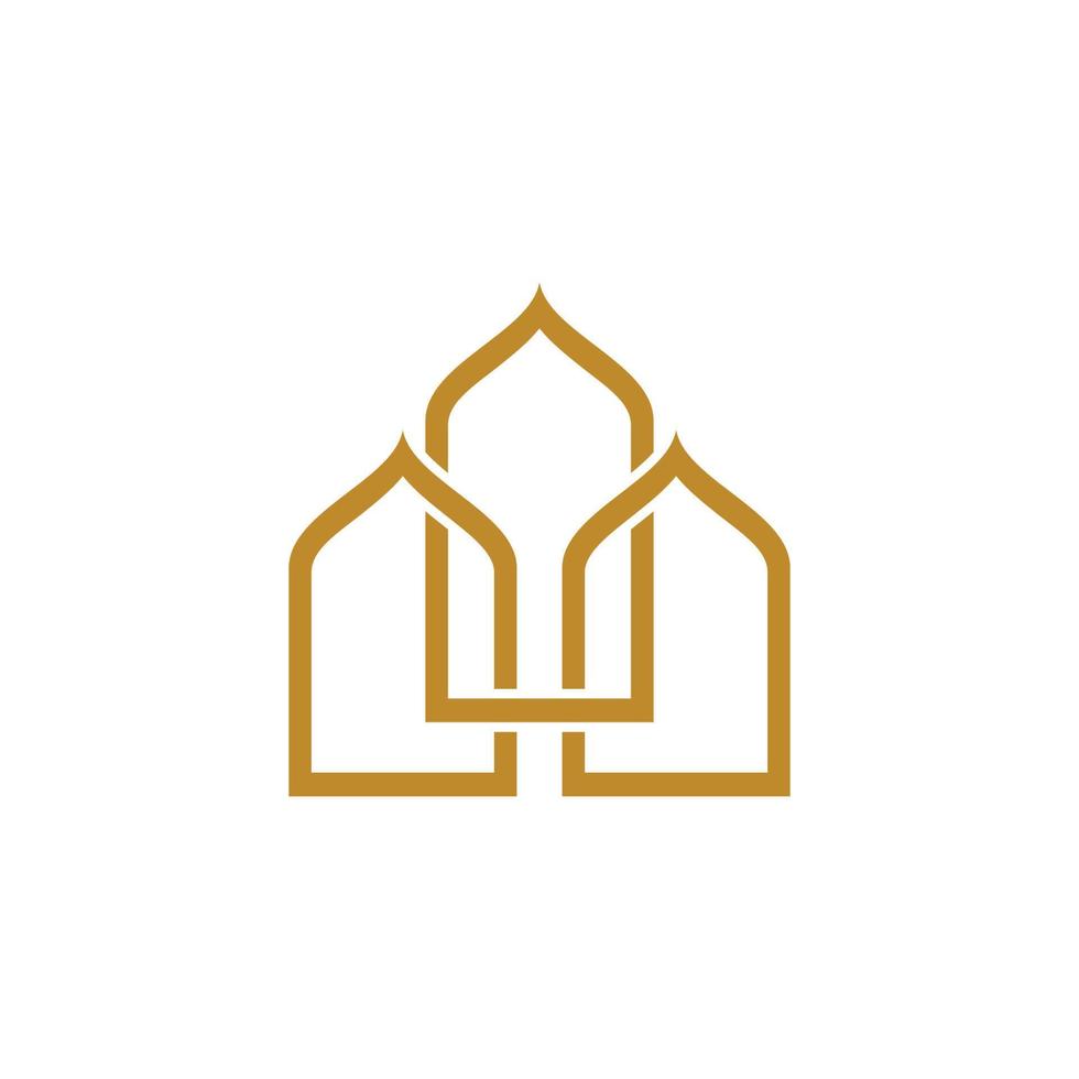 Mosque vector icon illustration design