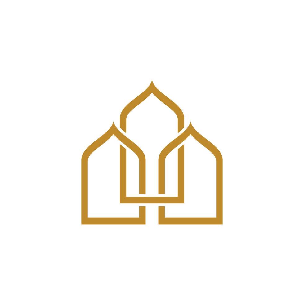 Mosque vector icon illustration design