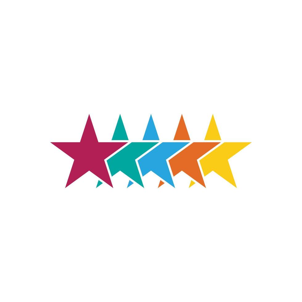 Star icon Template vector