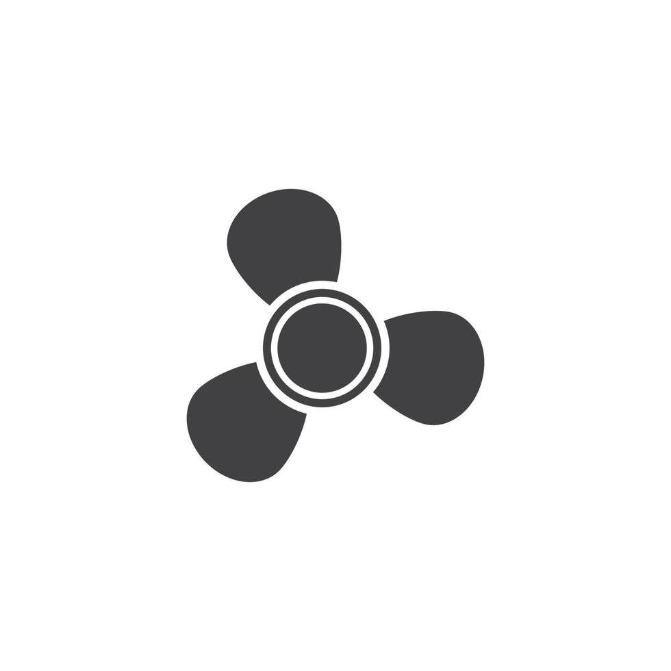 Fan vector illustration icon Template