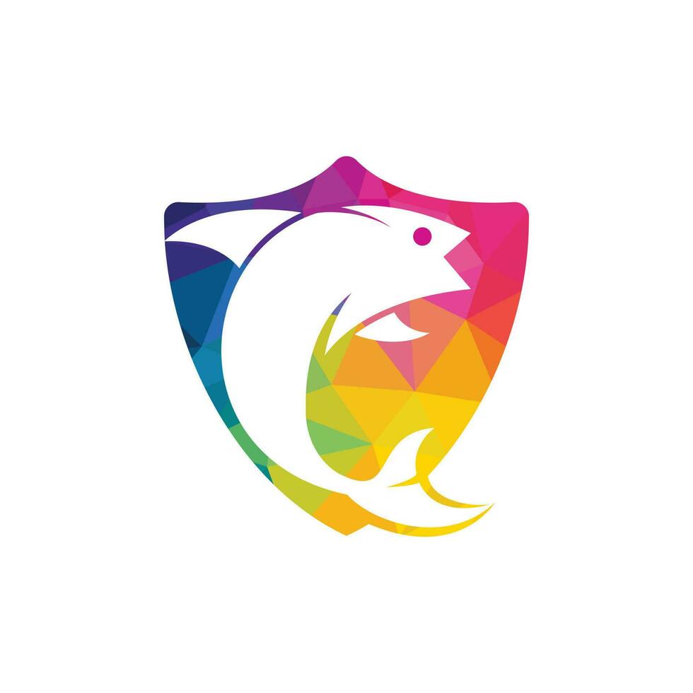 diseño de logotipo de vector de pescado. concepto de logotipo de pesca.