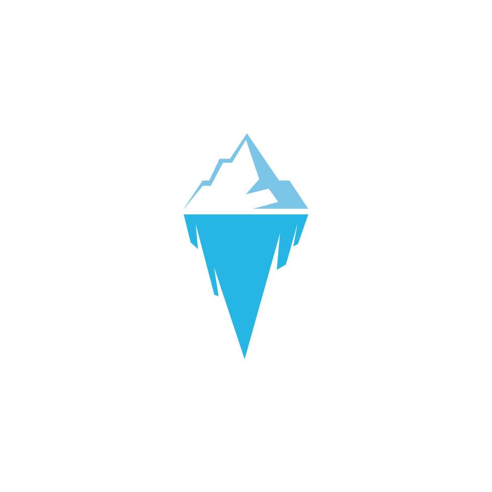 Iceberg vector illustration