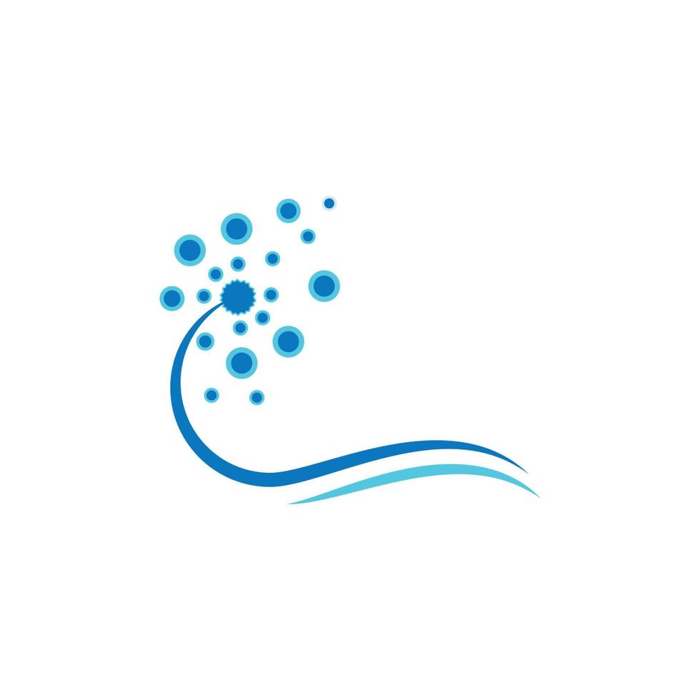 Dandelion vector icon design
