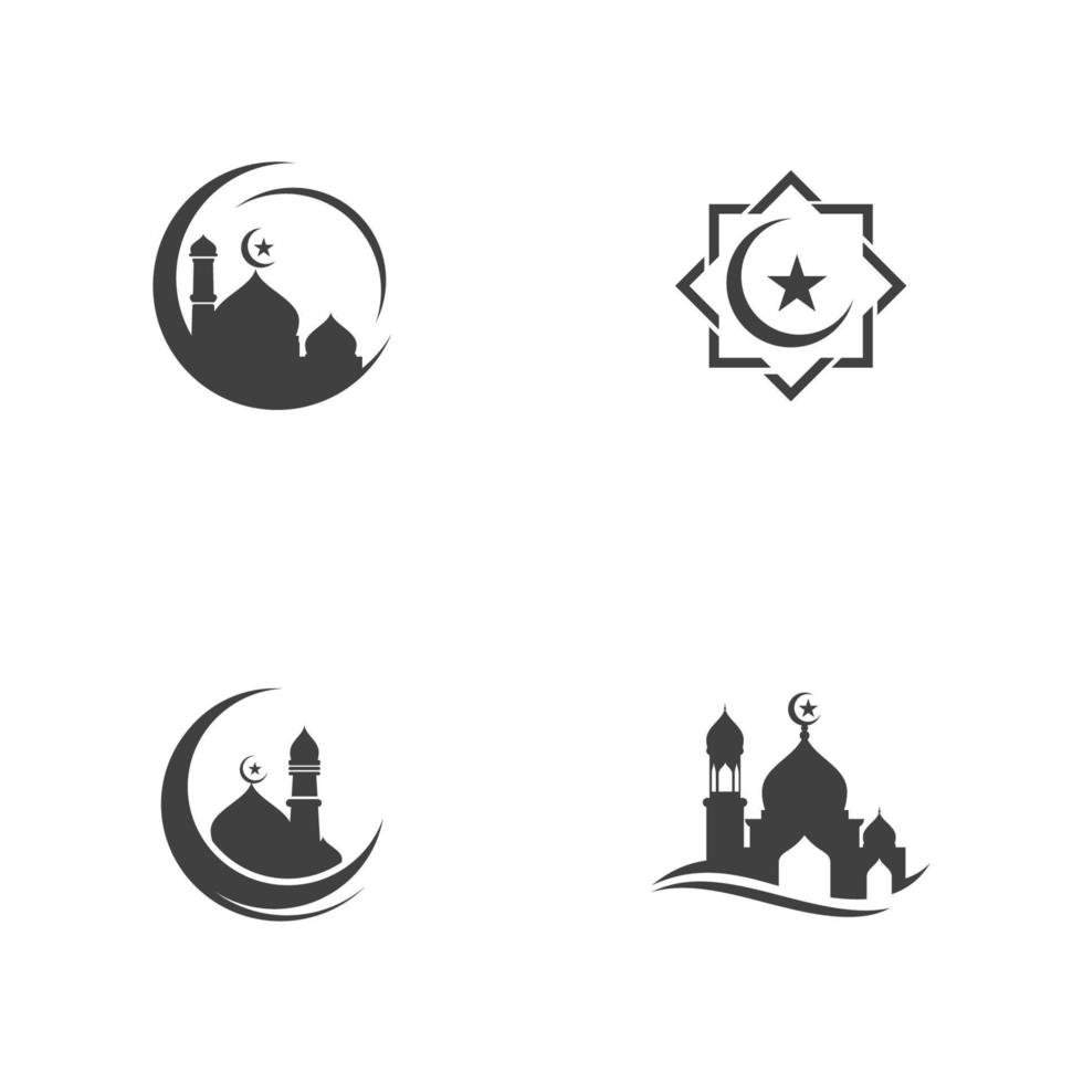 Mosque vector icon illustration design