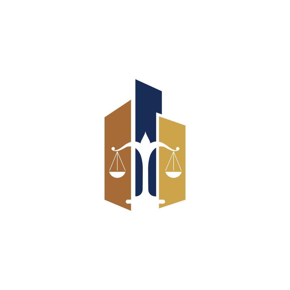 justice law Logo Template vector