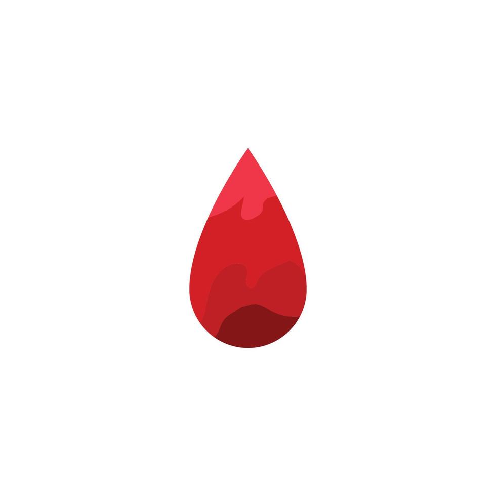 icono de vector de donante de gota de sangre