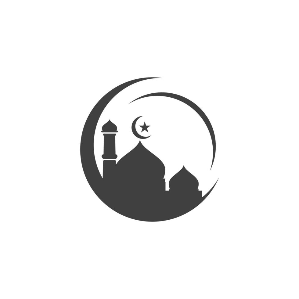 Mosque vector icon illustration design